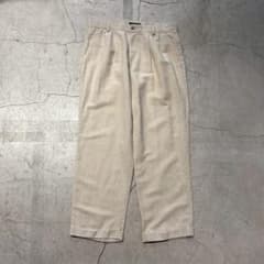 00s DOCKERS ドッカーズ ツータックスラックス リネン混 W34L29 - メルカリ