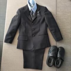 男の子120cmフォーマルスーツ＋靴20.5cmのサムネイル