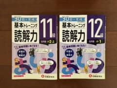 小学 基本トレーニング 30日で完成　読解力　11級(小2・上)と12級(小1)のサムネイル