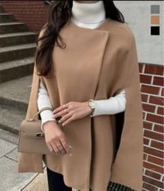 人気即完売品❗❗キャメル　神戸レタス ケープコート 神戸レタス ケープコート キャメル - メルカリ