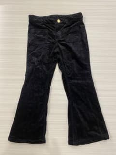 【美品】 キッズ 105cm ベルベット フレアパンツ H&M ZARA GUのサムネイル