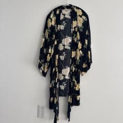 花柄 七分袖カーディガンのサムネイル