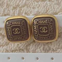シャネル イヤリング スクエア ヴィンテージ ココマーク 99A CHANEL 