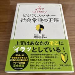 【新品未使用】イラッとされないビジネスマナー社会常識の正解