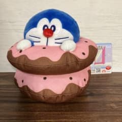 ドラえもん ドーナツぬいぐるみ ピンク　マスコット