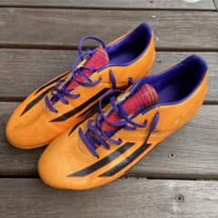 adidas f10 サッカースパイク オレンジ パープルのサムネイル