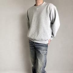 90s USA製Russell Athleti ブランクスウェット 前Vガゼット - メルカリ