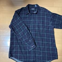 【90s】TRADER BAY チェック柄シャツ Lサイズのサムネイル