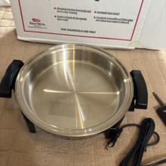 ロイヤルクイーン 電気フライパン 蓋なし 美品 - メルカリ