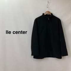 Ile centre イルサントル 袖ジップデザイン 中綿 ジャケット ブラックのサムネイル