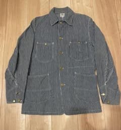 40's Lee 98-j カバーオール ハウスタグ ヒッコリー 36 91-j - メルカリ