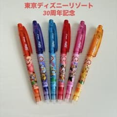 東京ディズニーリゾート　30周年 フリクションポイント 0.4mm 6本セットのサムネイル