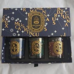 diptyque 2022 クリスマス キャンドル 3個セット ディプティック