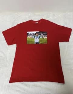 Supreme マラドーナ Tシャツ L レッドキムタク着用 - メルカリ