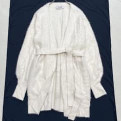 22AW ルルウィルビー 2 WOOLカシミヤローブ ベルテッド シャギー