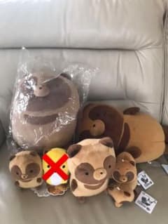 타누키와 츠네 봉제 인형 세트