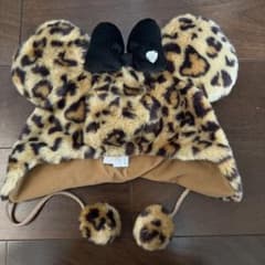 ディズニー リゾート ミニーマウス ヒョウ柄 ファンキャップ - メルカリ