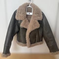 ☆美品☆ MURUA フェイクムートン カーキのサムネイル