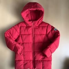 PETIT BATEAU 赤 ダウンコート 8ans/128cmのサムネイル