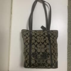 Coach トートバッグ グレー ブラックのサムネイル
