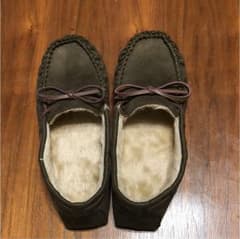 GU ボアモカシン Ｌ オリーブのサムネイル