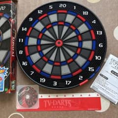 美品 エポック TV-DARTS テレビダーツ ボード15.5インチ ダーツ欠品