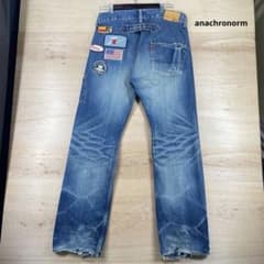 anachronorm Y2K シンチバック ワッペン付ダメージデニム - メルカリ