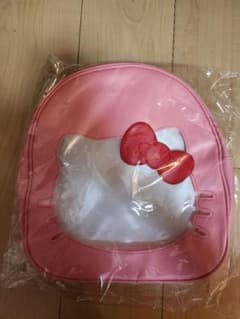 【新品】ハローキティ ピンククリアウィンドウリュック