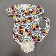 に*ん様 HYSTERIC MINI ロンパース スタイセット 80のサムネイル