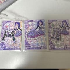 アイカツ パープルブロッサムコーデ カード 3枚セットのサムネイル