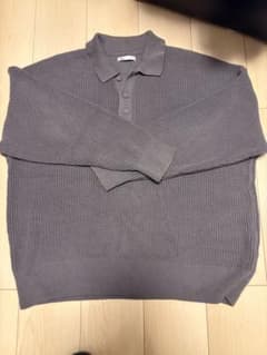 ZARA ポロニット グレー メンズのサムネイル