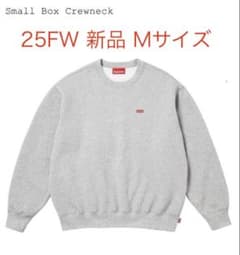 トップス Supreme 25FW Small Box Crewneck M 25FW Supreme small box crewneck グレー M - メルカリ