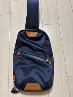【美品】master-piece ボディバッグ ネイビーのサムネイル