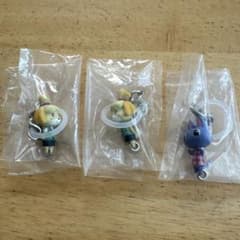 あつまれ どうぶつの森 ミニフィギュア キーホルダー 2種3個セットのサムネイル