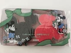 Disney ミッキー ミニー スポンジ 黒赤セットのサムネイル