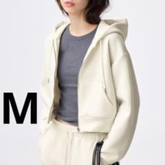 GU　パフスウェットフルジップパーカ　 Mのサムネイル