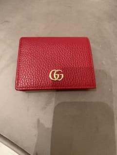 GUCCI レッド 二つ折り財布のサムネイル