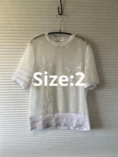 mame 2025SS 螺鈿半袖カットソー Size 2 - メルカリ