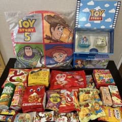 激安‼️お菓子詰め合わせおまけトイストーリー5収納バスケットグラスセットペアマグ