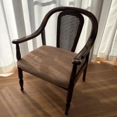 カリモク ラタン コロニアル アームチェア - メルカリ