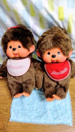 モンチッチくん　モンチッチちゃん Mサイズ セット　平成レトロ　レア品　セキグチ モンチッチくん モンチッチちゃん Mサイズ セット 平成レトロ レア品