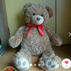 マナママ様専用 大きいテディベア くまさんぬいぐるみのサムネイル