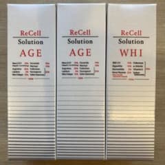 ReCell Solution AGE 2本/WHI 美容液 1本 ReCell Solution AGE 2本/WHI 美容液 1本 - メルカリ