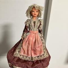 レトロ アンティークドール レースドレス - メルカリ