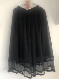 今期 新品 DHOLIC ブラック チュールスカートのサムネイル
