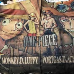 ワンピース ルフィー&エース布製ポスターのサムネイル