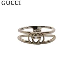 グッチ GUCCI インターロッキングG シルバーリング 11号 希少品 - メルカリ