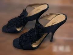 ALAIA PARIS アライア サンダル ブラック