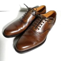 SHINANOYA 信濃屋　大塚製靴　ブラウンコンビ ドレスシューズ　71/2 e0426 大塚製靴 235 M-5 プレーントゥ 24.5 茶 ブラウン 革靴 - メルカリ