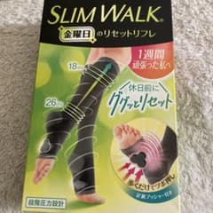 値下品！SLIM WALK 着圧ソックス S-Mのサムネイル